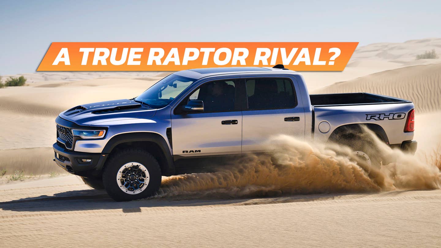 The Ram 1500 RHO Can’t Count on Power to Beat the F-150 Raptor