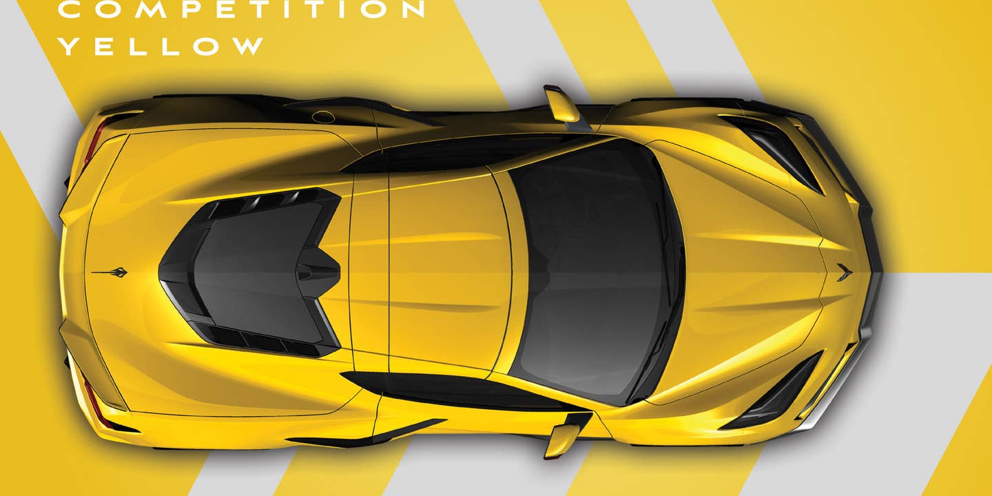 The C8 Corvette Finally Comes in Competition Yellow for 2025