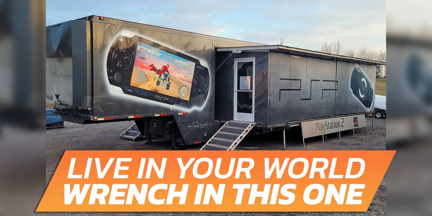 This Trailer Was a PlayStation Paradise on Wheels. You Can Own It for $70K