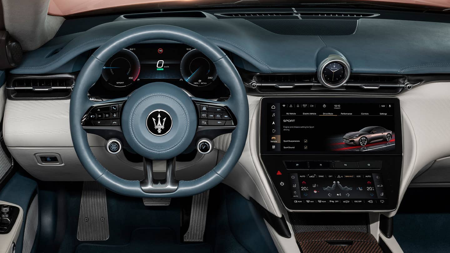 New Car Interiors Would Look Like ‘an Old 747’ Without Screens, Maserati Design Boss Says