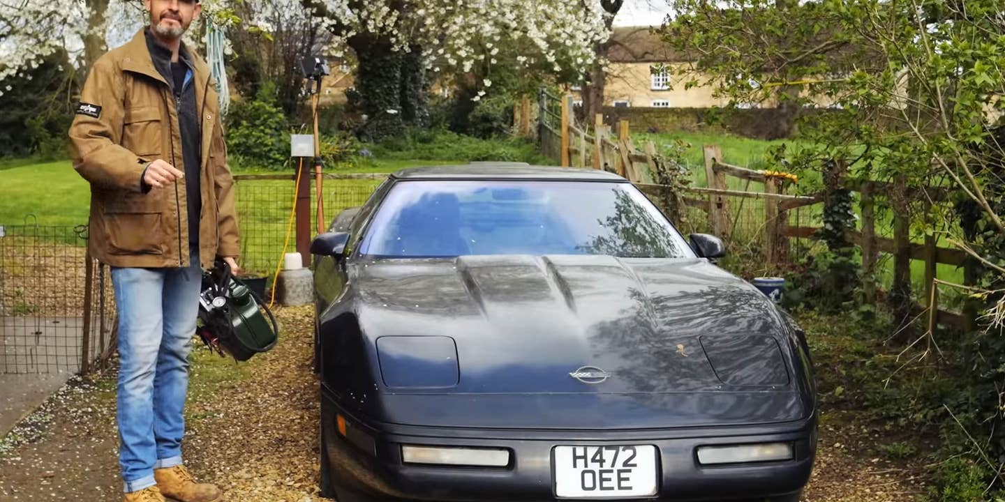 C4 Corvette ZR-1 Rescued After Sitting 20 Years in English Backyard
