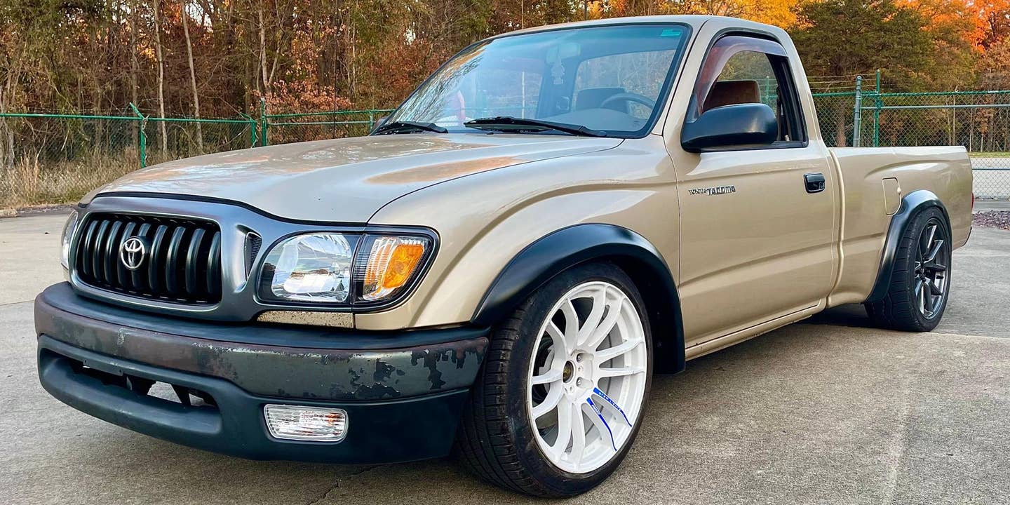 A Performance EV Lurks Under the Shell of This EV-Swapped Toyota Tacoma