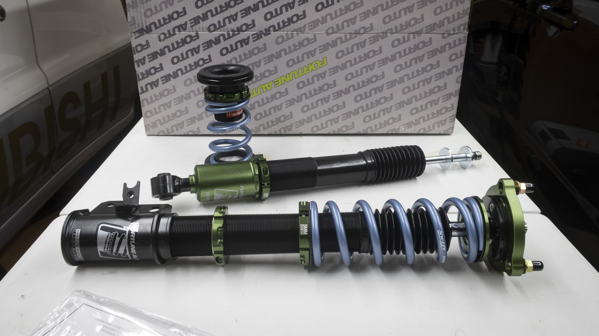 If you do buy coilovers, make sure to take a lot of pictures when they come right out of the box ... they'll never be that clean again! <em>Andrew P. Collins</em>