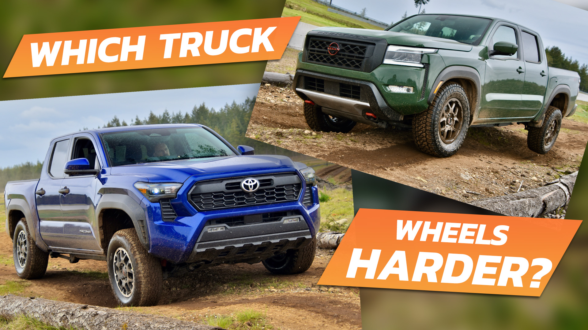 2024 Toyota Tacoma TRD Off-Road vs. Nissan Frontier Pro-4X im Test: Näher ...