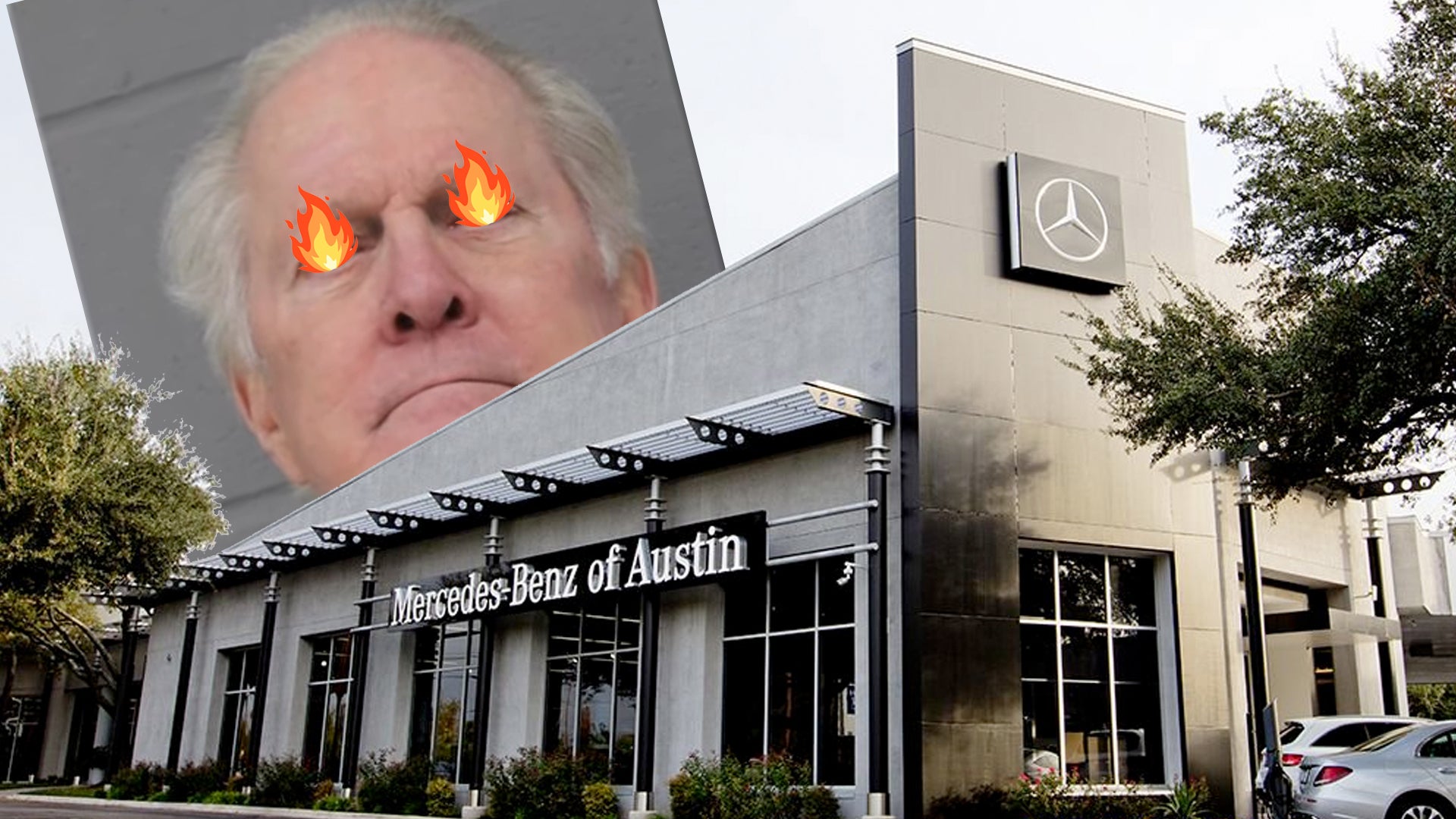 Police say that a Texas car dealership tycoon has a penchant for setting things ablaze.