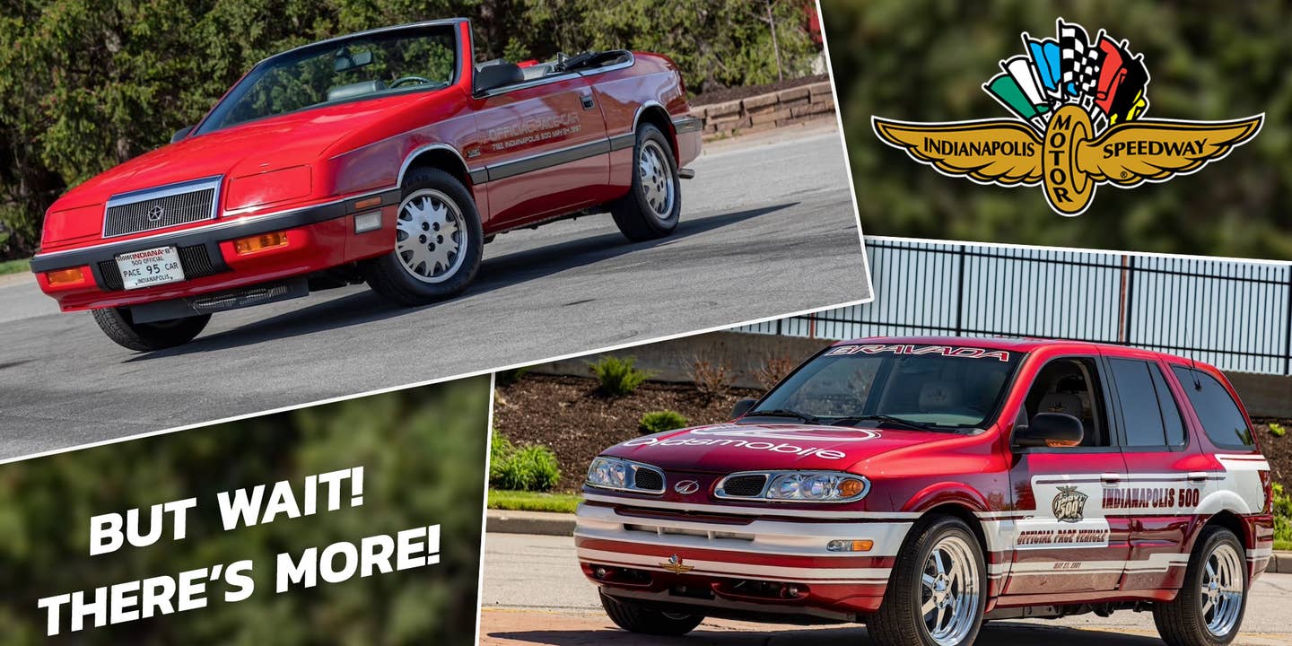 Here’s Your Chance to Own the Lamest Indy 500 Pace Cars