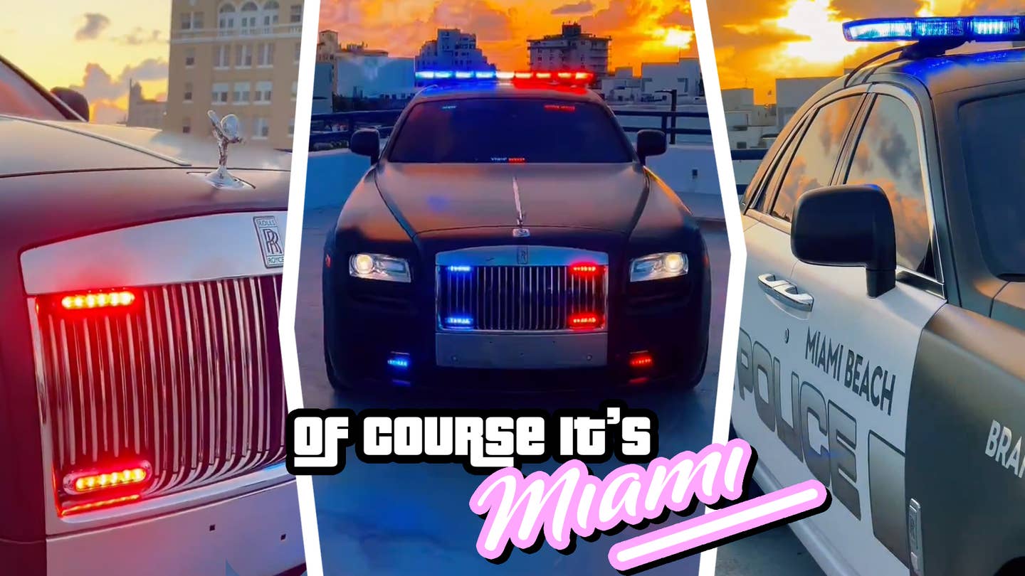 Miami Beach Police Got a Rolls Royce