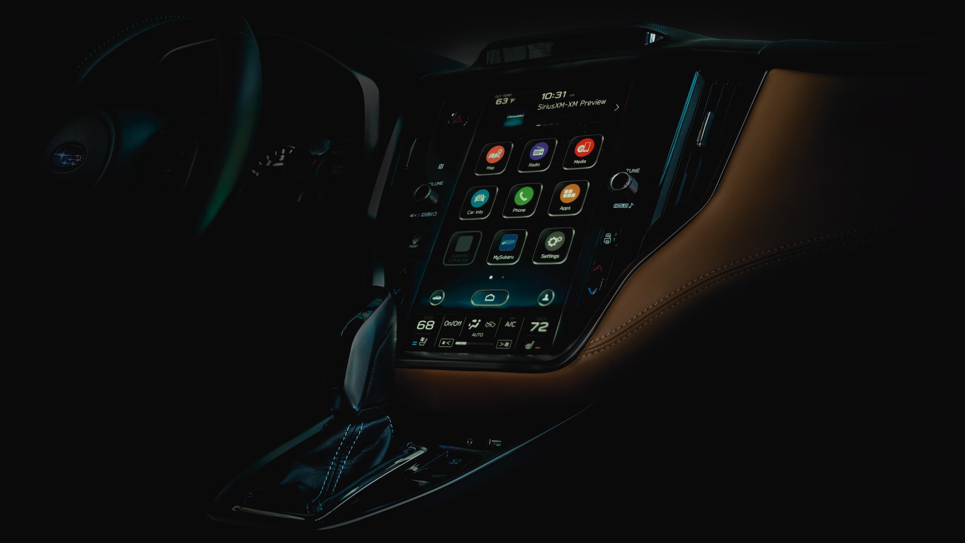 Subaru Teases 2020 Legacy and Its Massive New Vertical Touchscreen