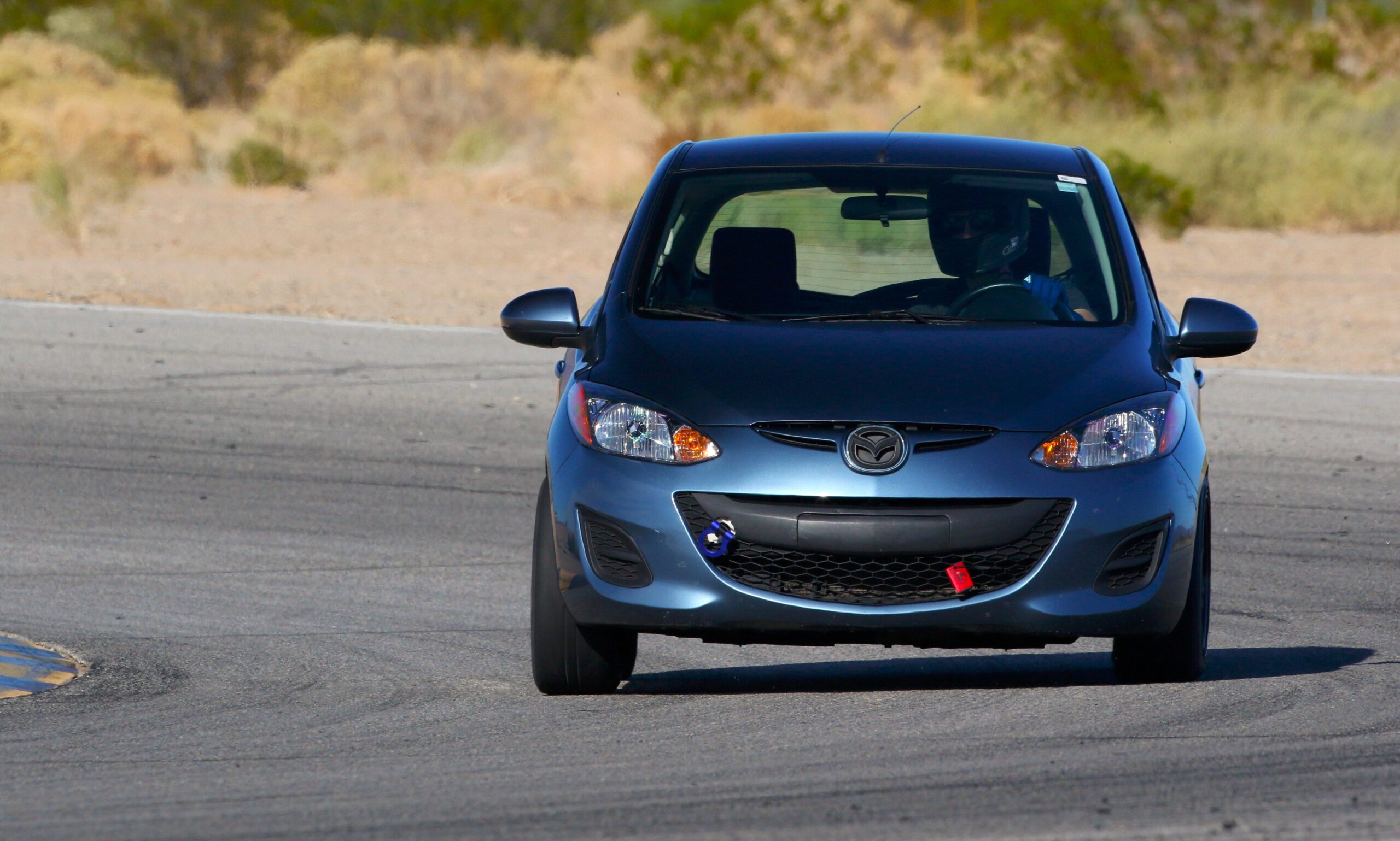 Mazda2 on track
