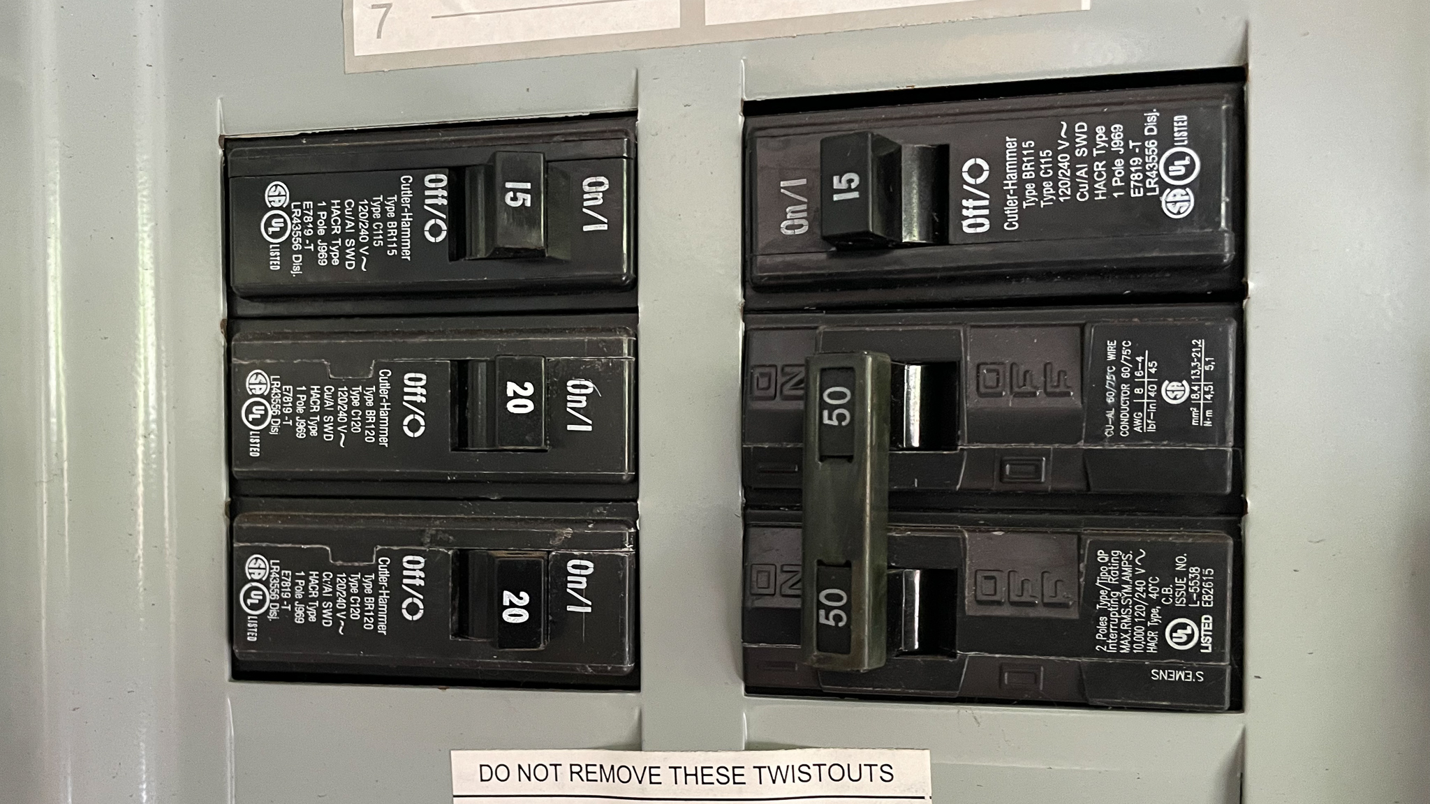 Garage Circuit Breaker