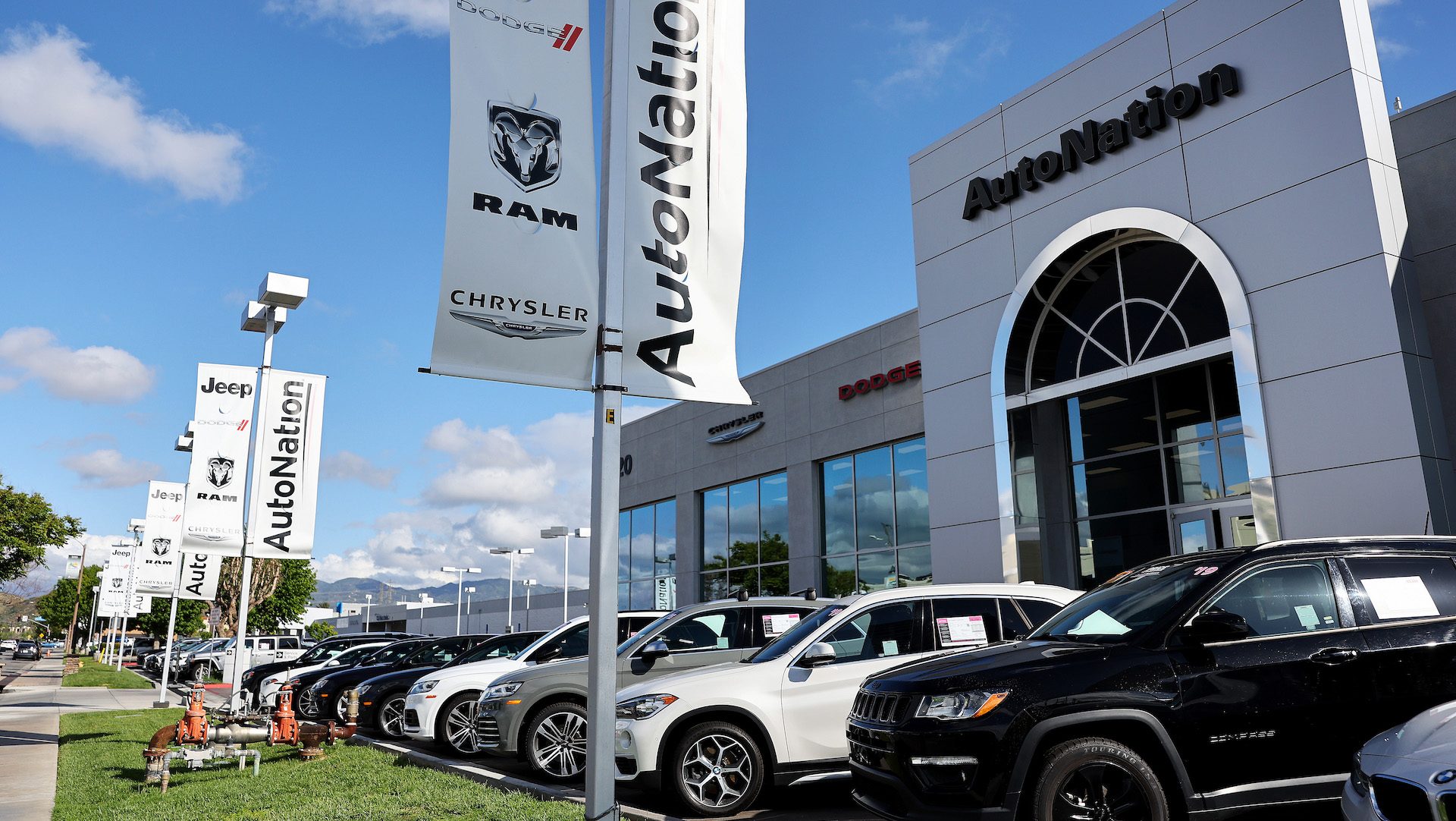 An AutoNation Stellantis dealership in 2022.