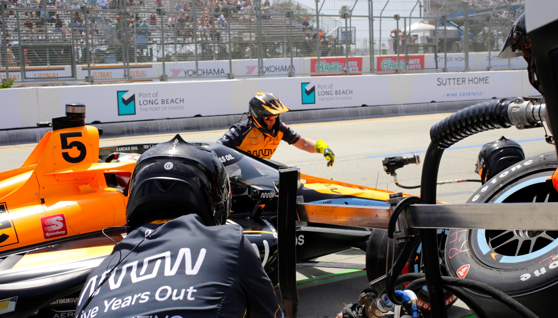 arrow mclaren sp crew members indycar