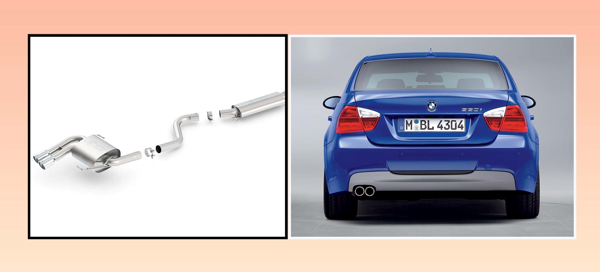 bmw borla exhaust system