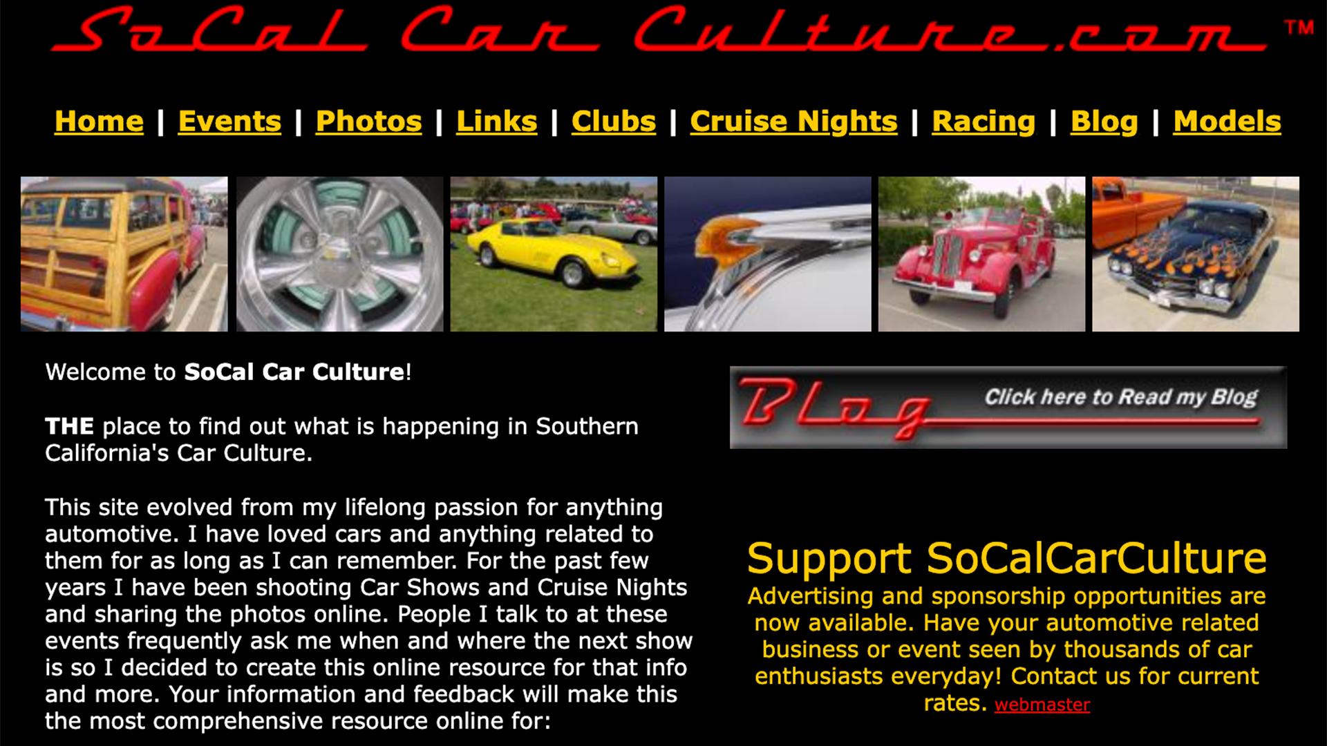 Screengrab of socalcarculture.com