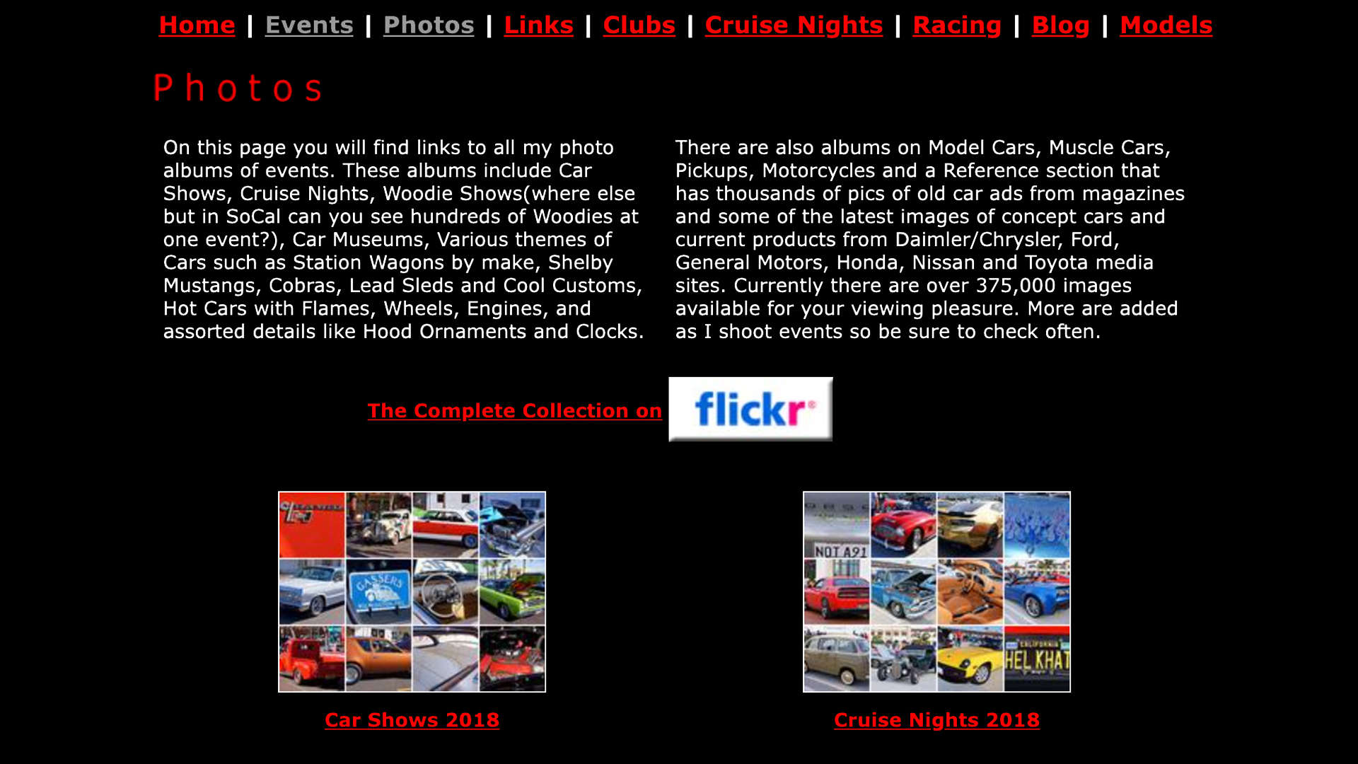 A screengrab of socalcarculture.com.