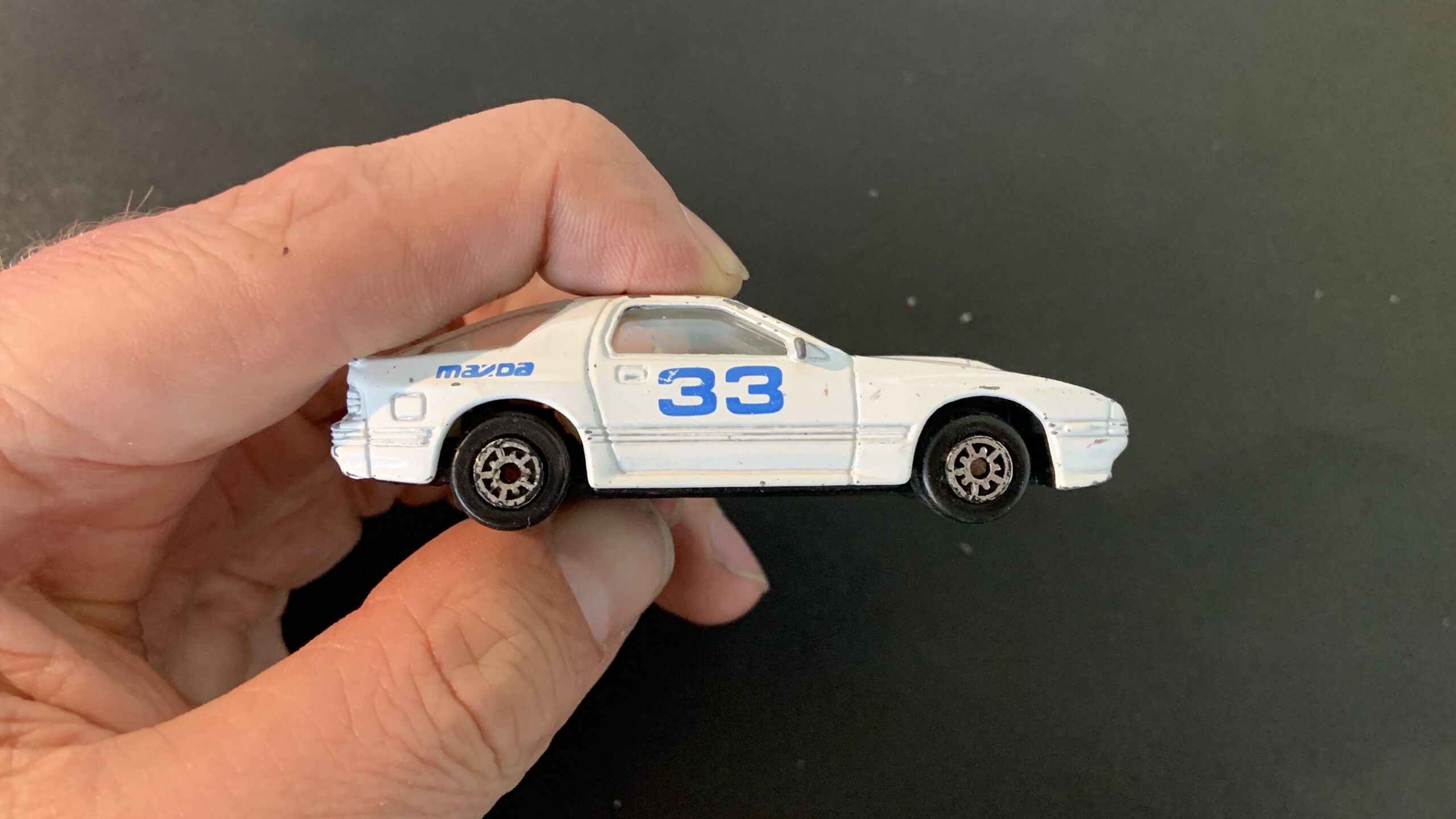 1:64-scale Mazda RX-7.