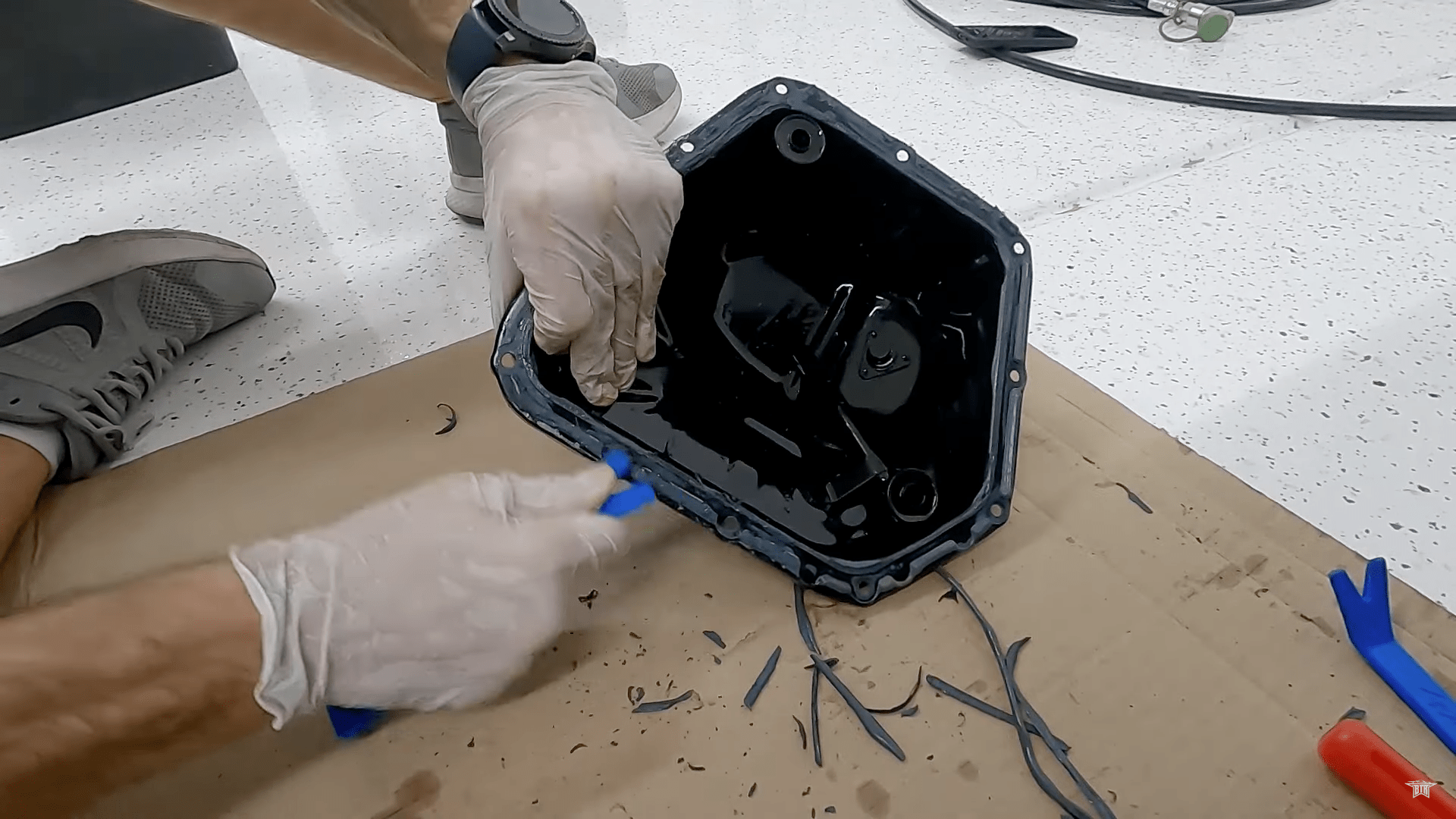 GR86 oil pan, removed.