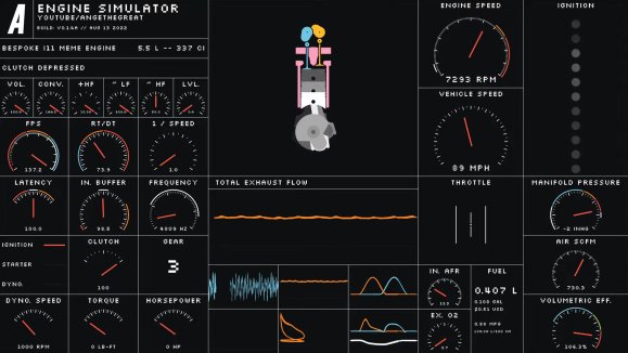 New 3D Engine Sim Can Synthesize Super Realistic Exhaust Sounds in Real ...