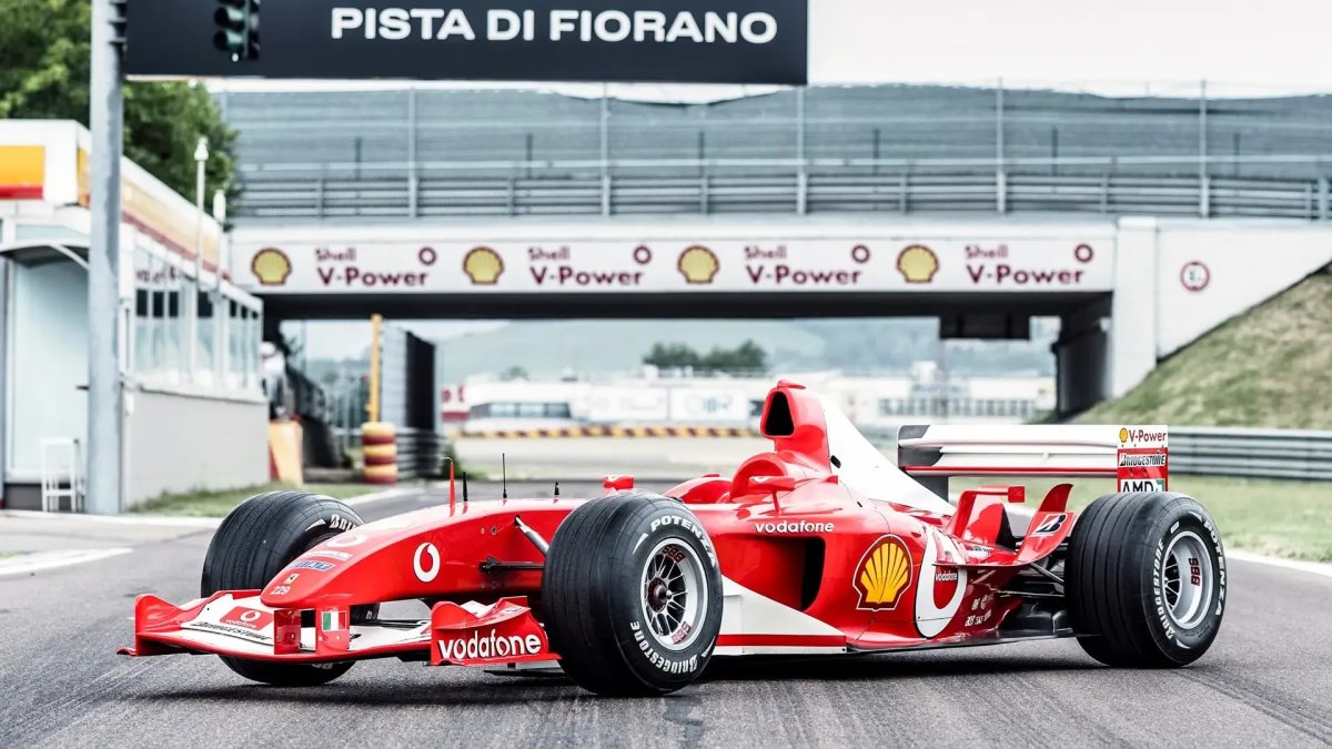 Ferrari Michael Schumacher ウィンドブレーカー Michael Schumacher's Championship-Winning Ferrari F2002
