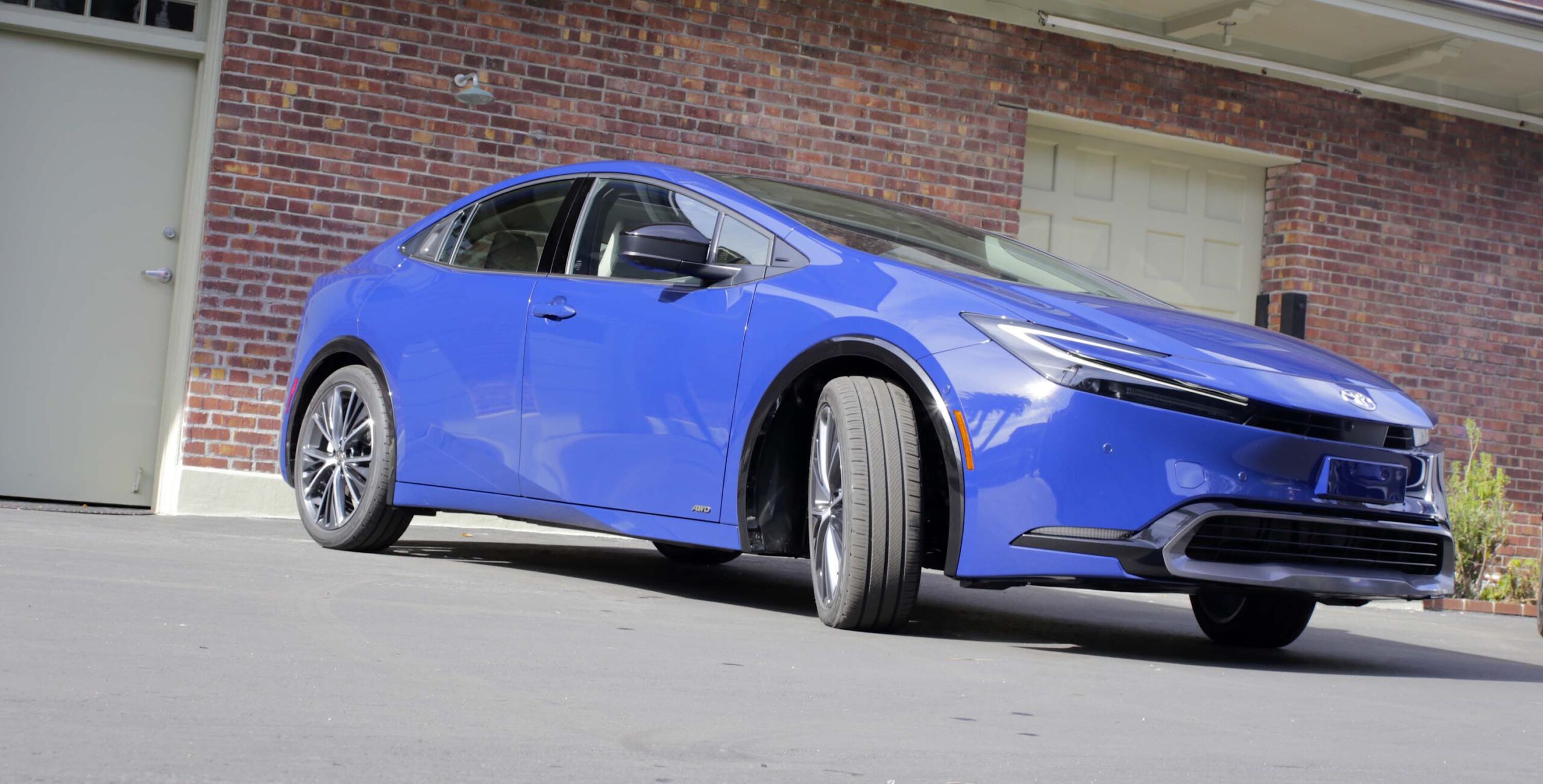 2023 toyota prius first drive front low side view