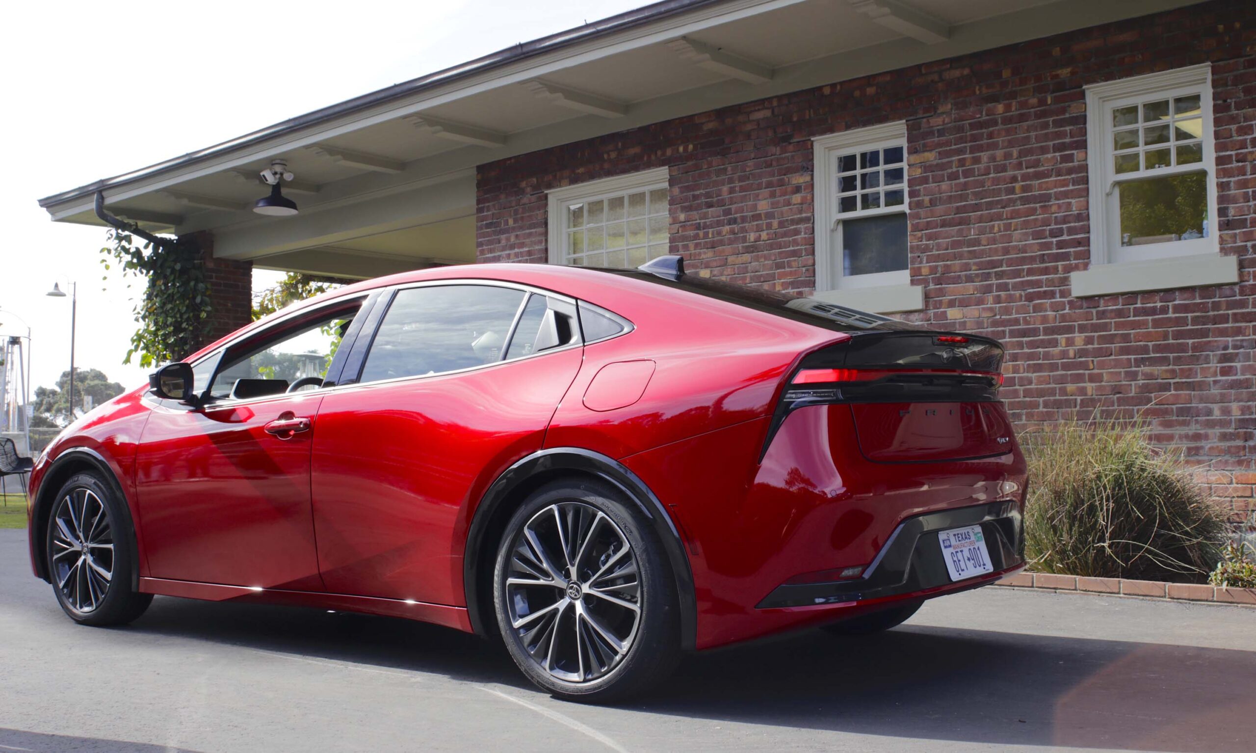 2023 toyota prius first drive exterior rear