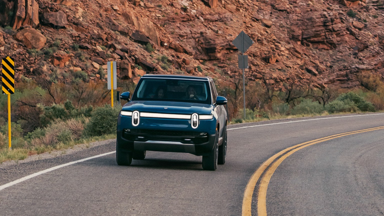 Here's What Happens If You Shift a Rivian EV Into Park at Highway Speed