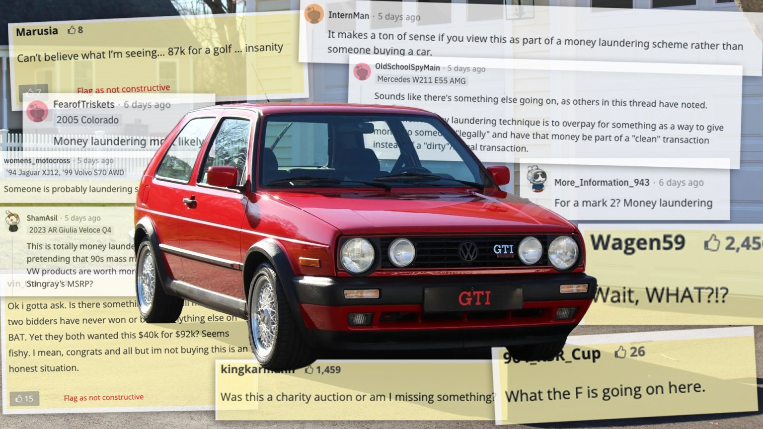 VW GTI Auction