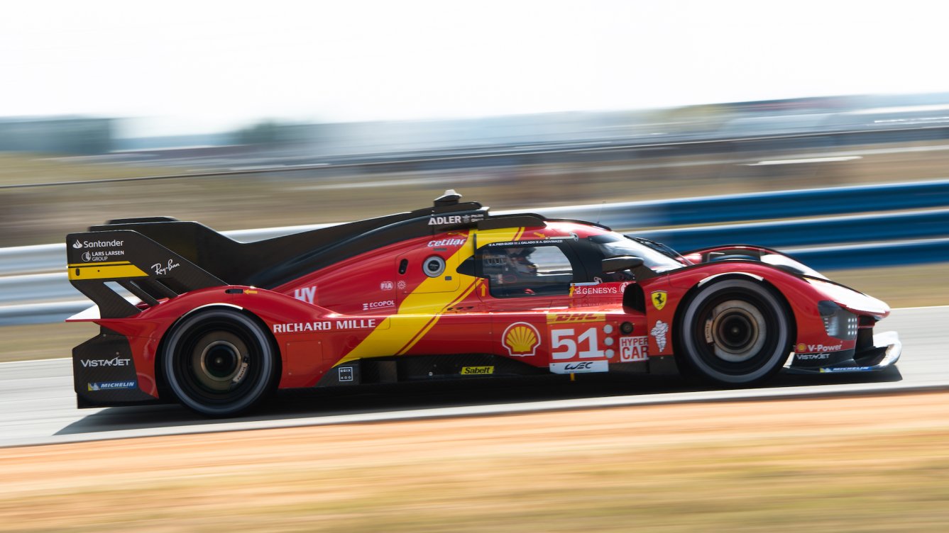 Ferrari Hyperloop Ferrari 499P Hypercar Sounds Like a Spaceship on Sebring Pole Lap