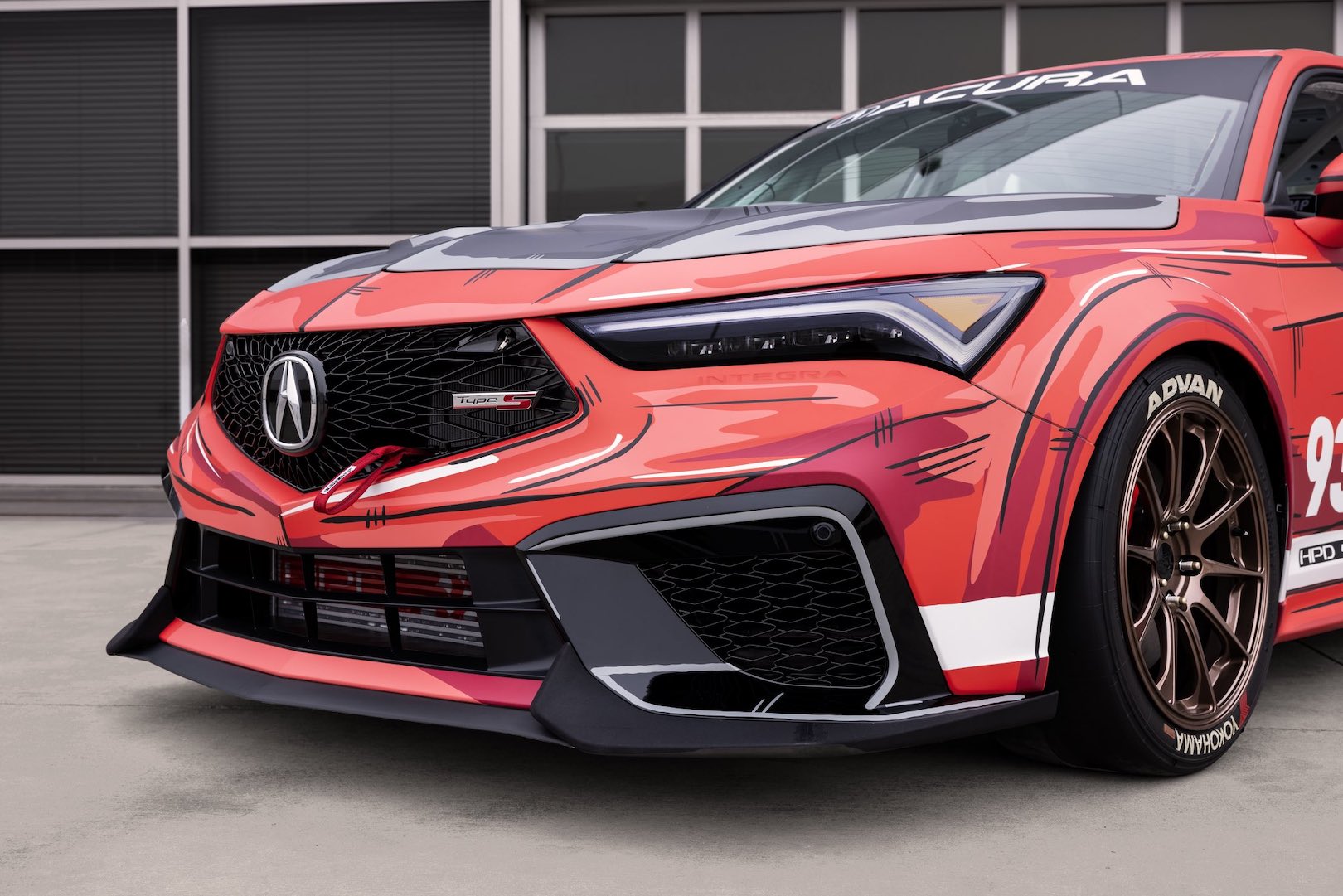 2024 Acura Integra Type S race car for the 2024 Pikes Peak International Hill Climb