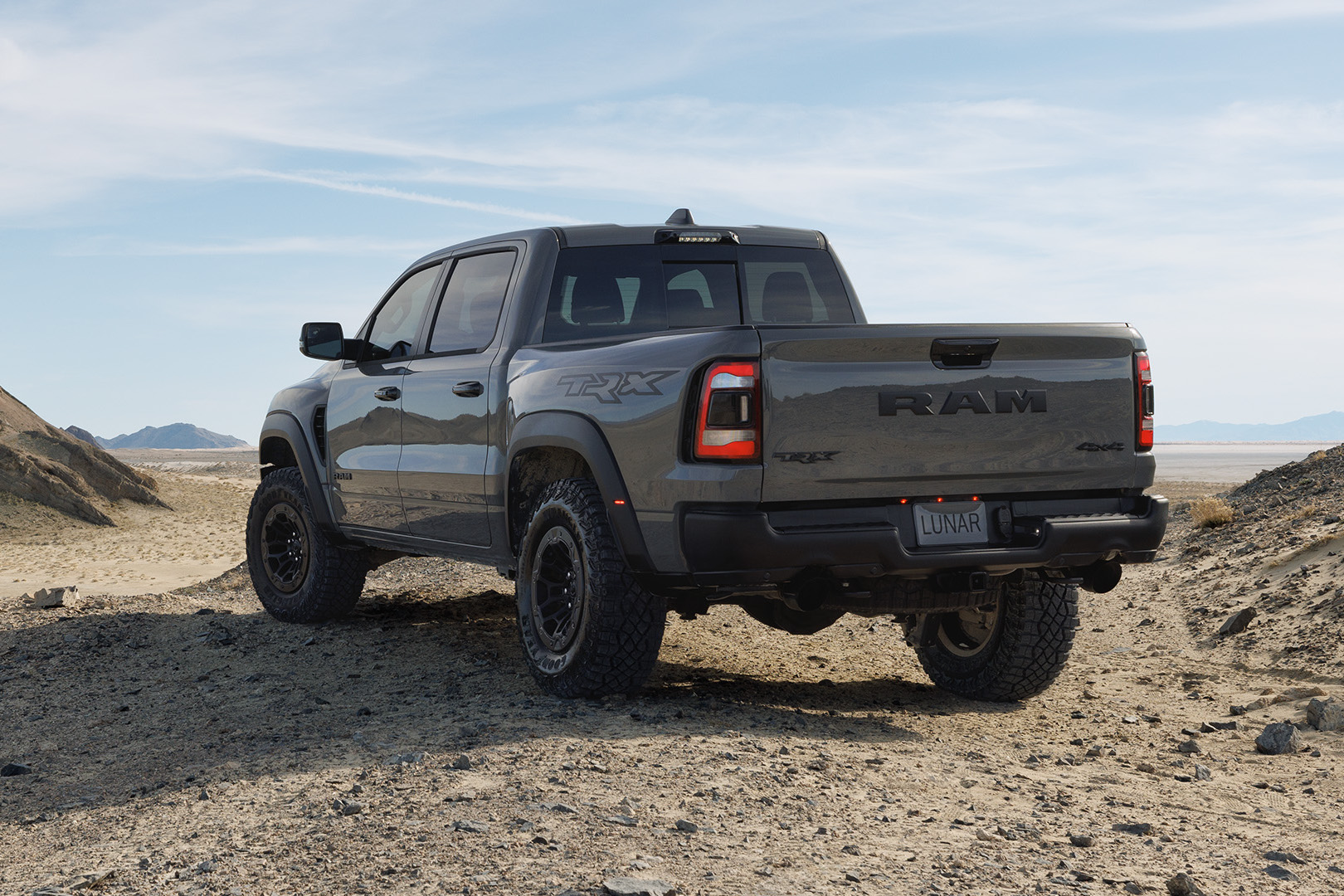 2023 Ram 1500 TRX Lunar Edition rear three-quarters