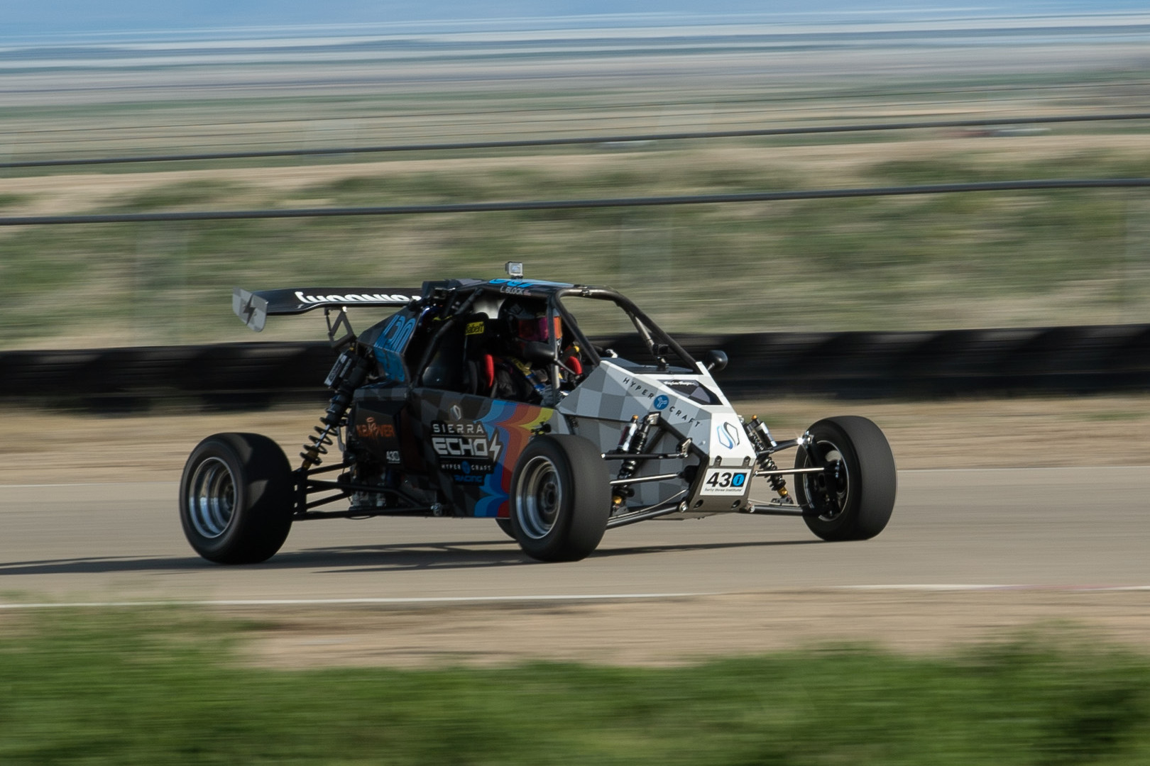 Lucy Block's Sierra Echo EV in tribute livery