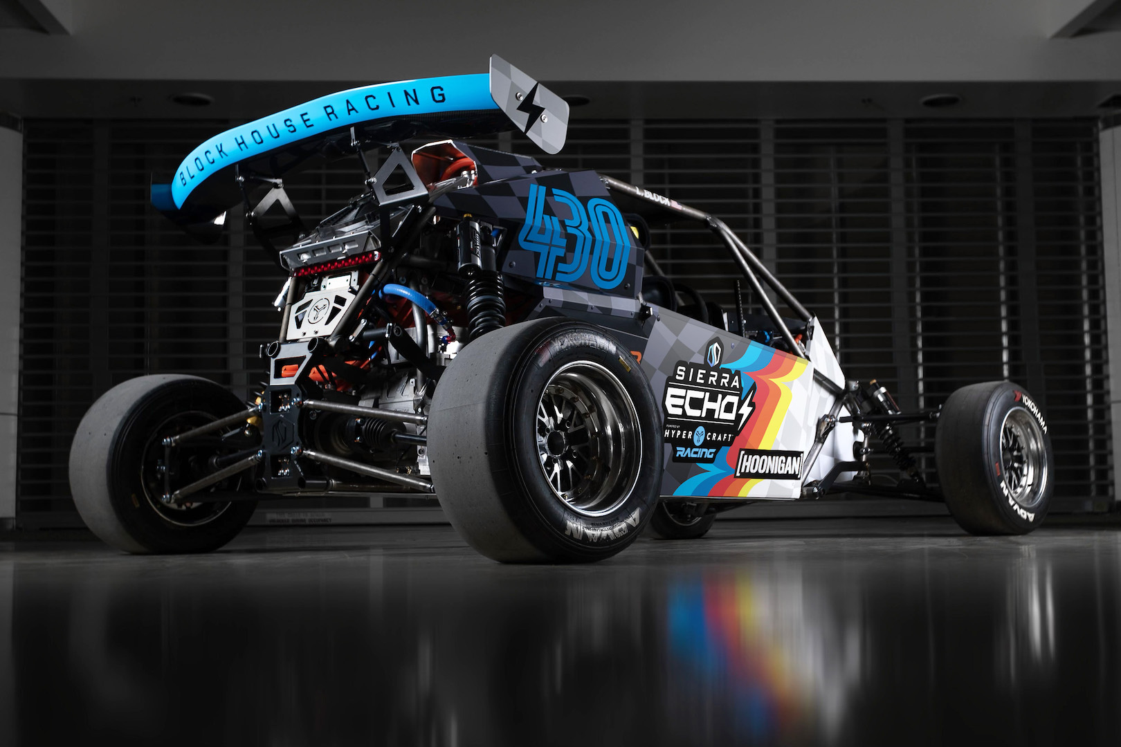 Lucy Block's Sierra Echo EV in tribute livery