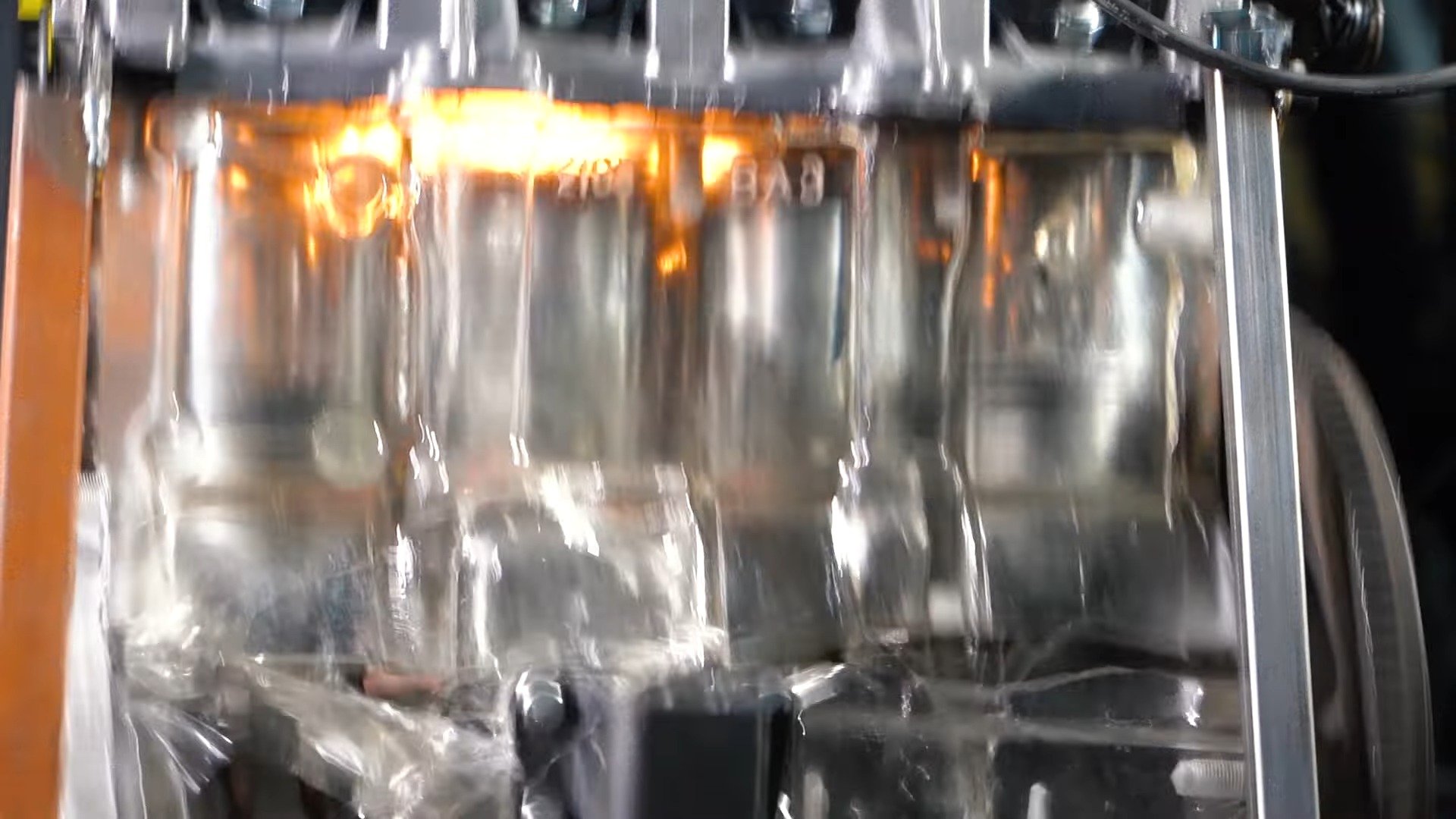 Transparent Engine Block Made of Resin Actually Runs, But Just for a Second