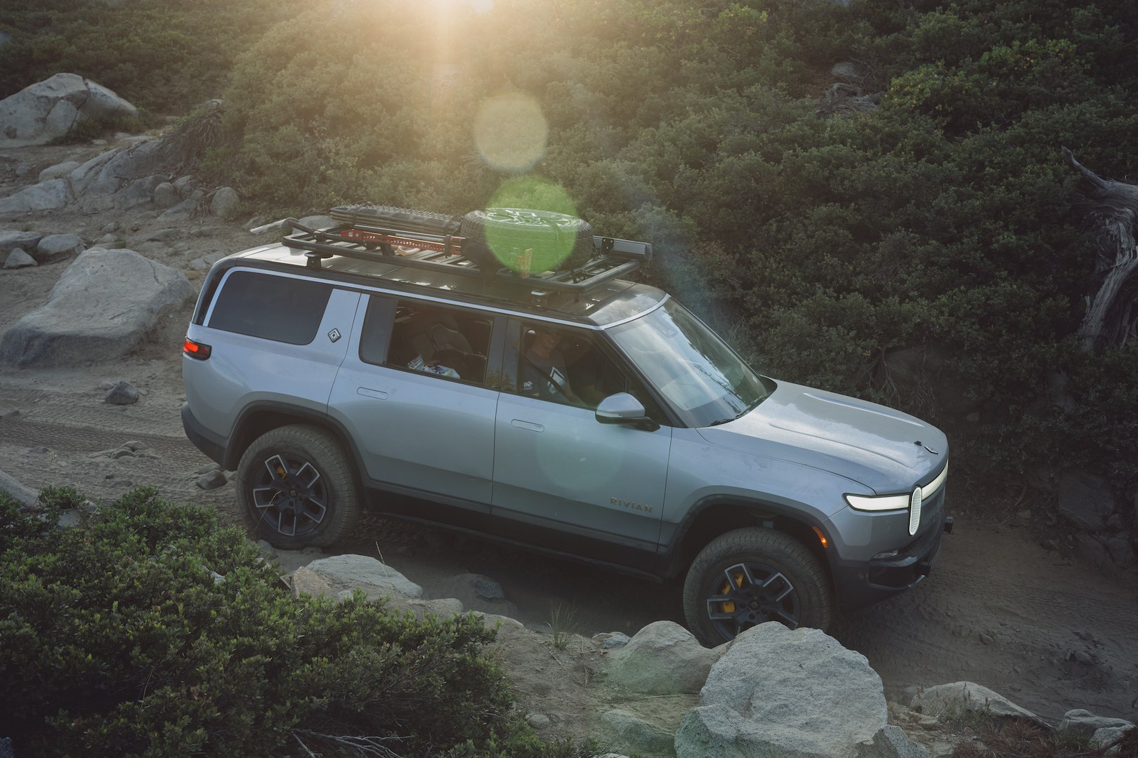 Rivian R1S Is the First Production EV to Conquer Rubicon Off-Road Trail