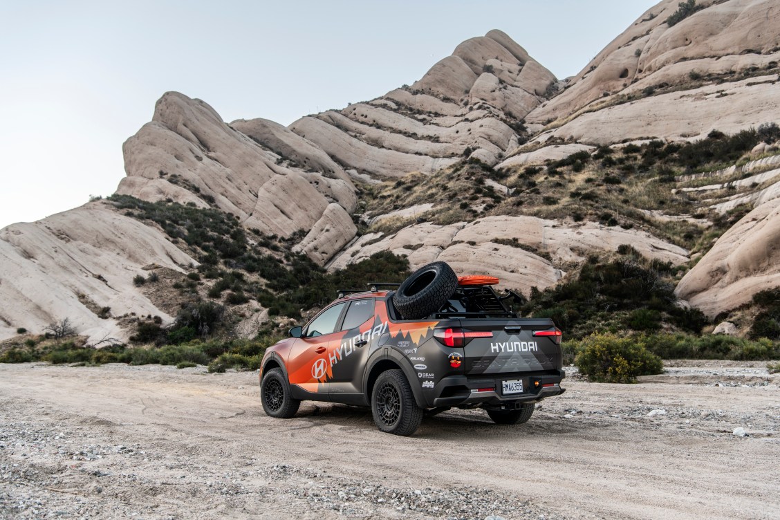 Hyundai Santa Cruz Gets 'Minimal' Off-Road Tweaks to Tackle Famous ...