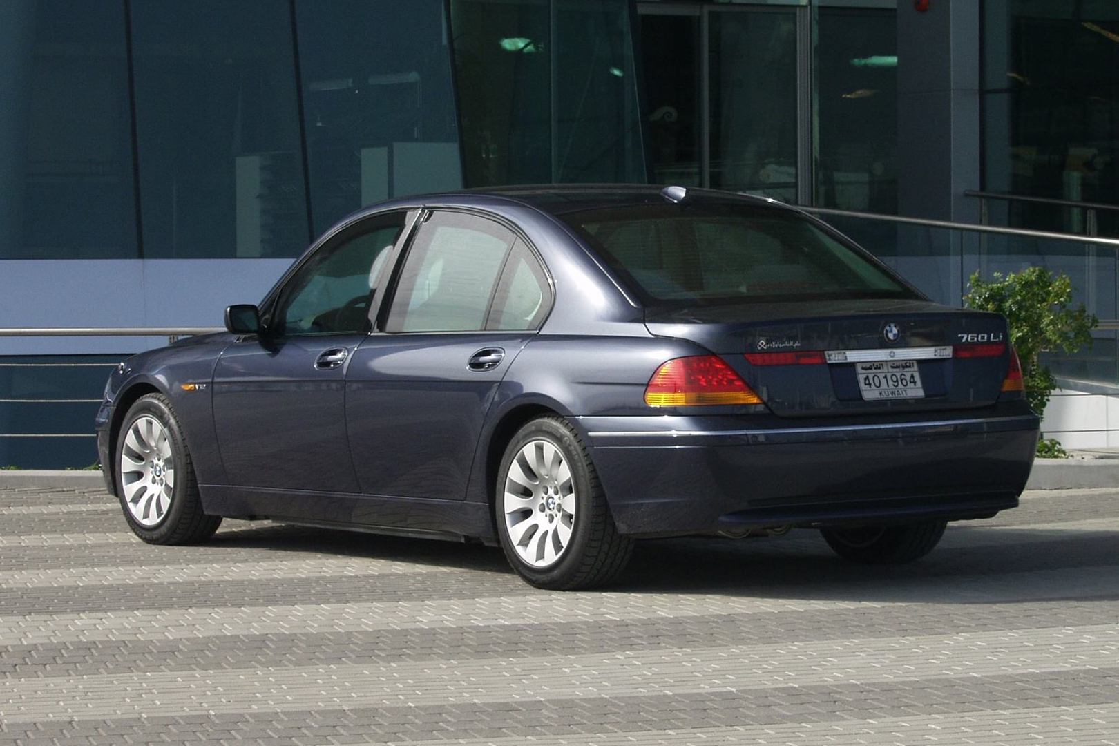 Armored 2006 BMW 760Li with raised roof