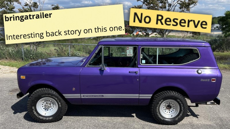 The ‘No-Reserve’ IH Scout Auction Saga Continues as Bring a Trailer Responds