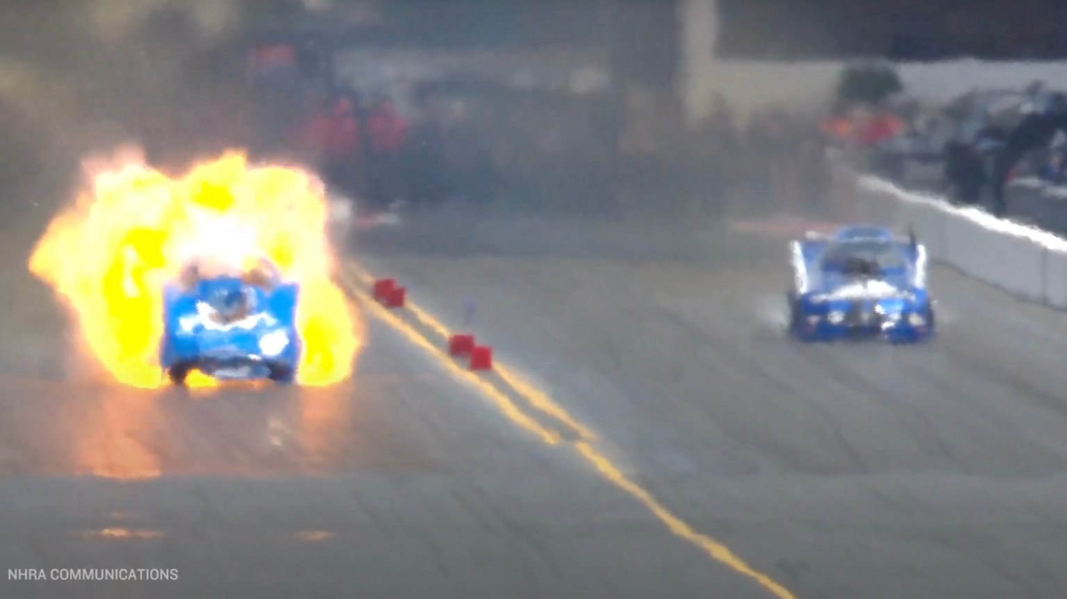 Funny Car Explosion at 300 MPH Has Drag Racing Legend John Force ...