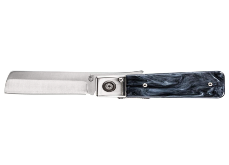 gerber jukebox edc knife in dark marble