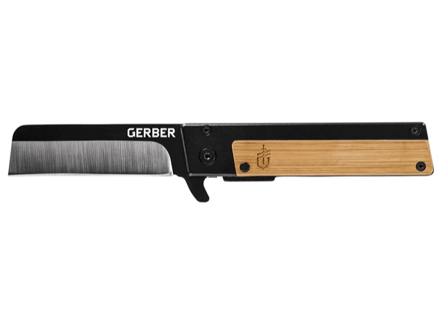 gerber quadrant edc bamboo handle