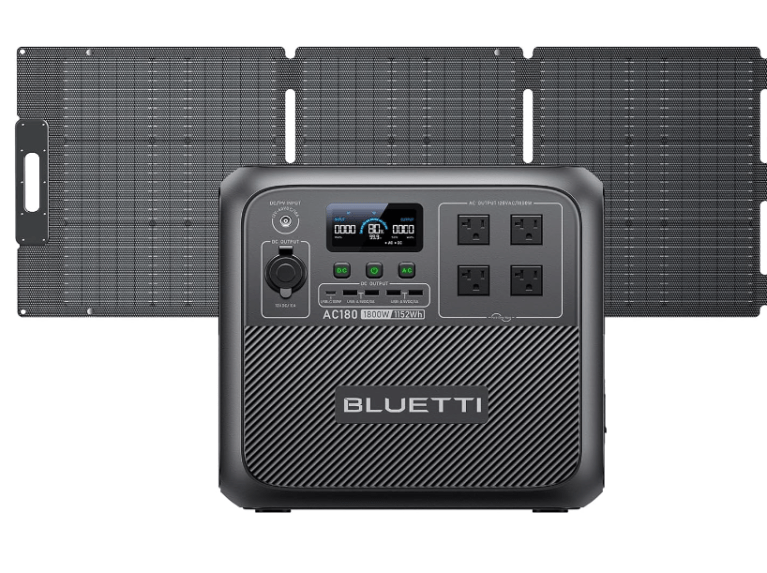 bluetti 1152wh powerbank and 200w solar panel