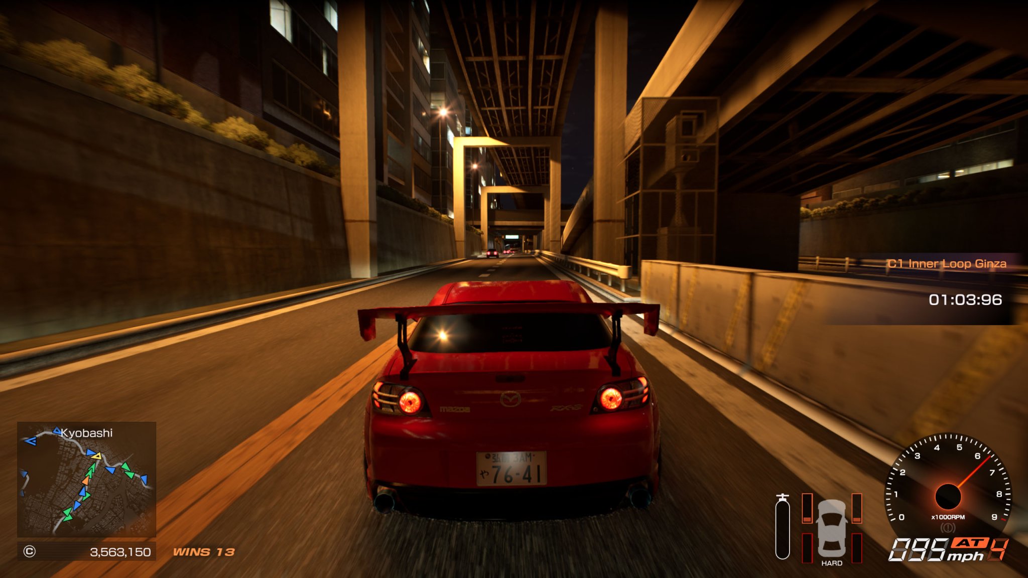 Скриншот игрового процесса Tokyo Xtreme Racer