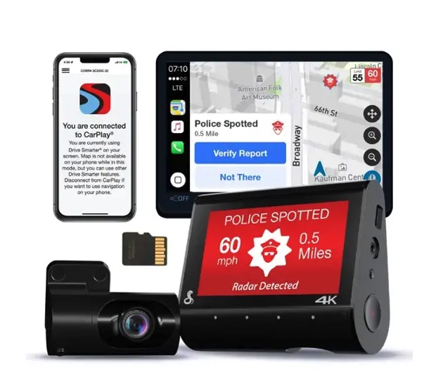 cobra sc250r 4k dashcam