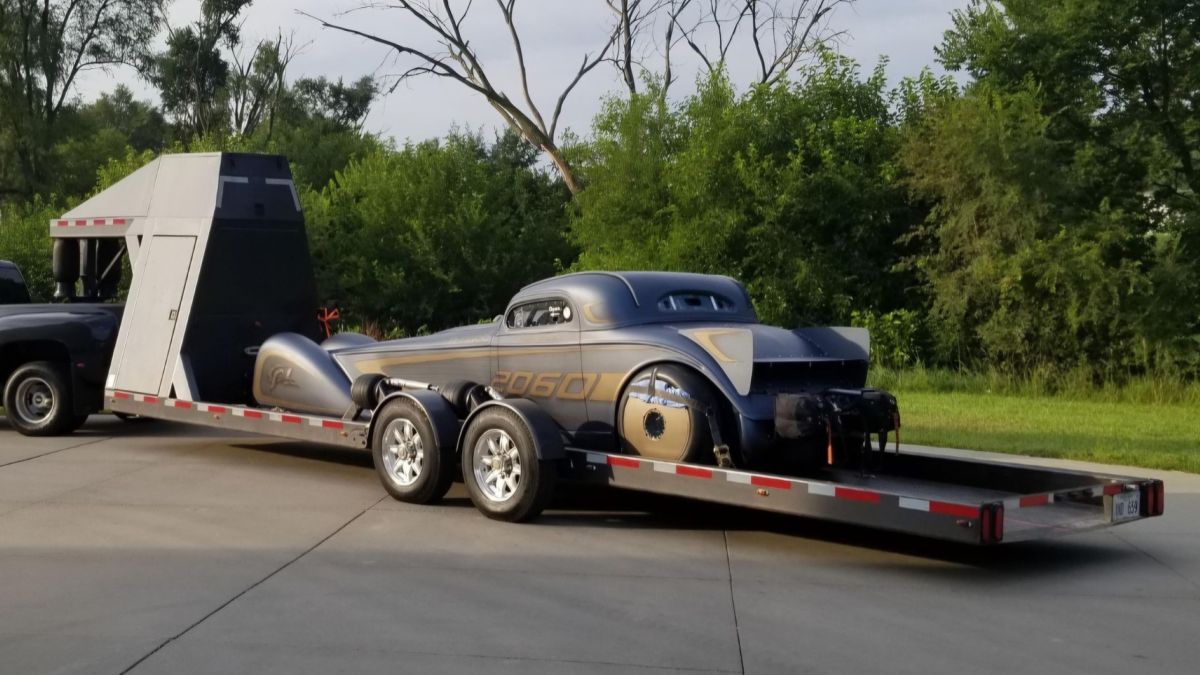 Weird Racing Trailers This Custom Trailer Built to Haul Land Speed Racers Is Almost Cooler ...