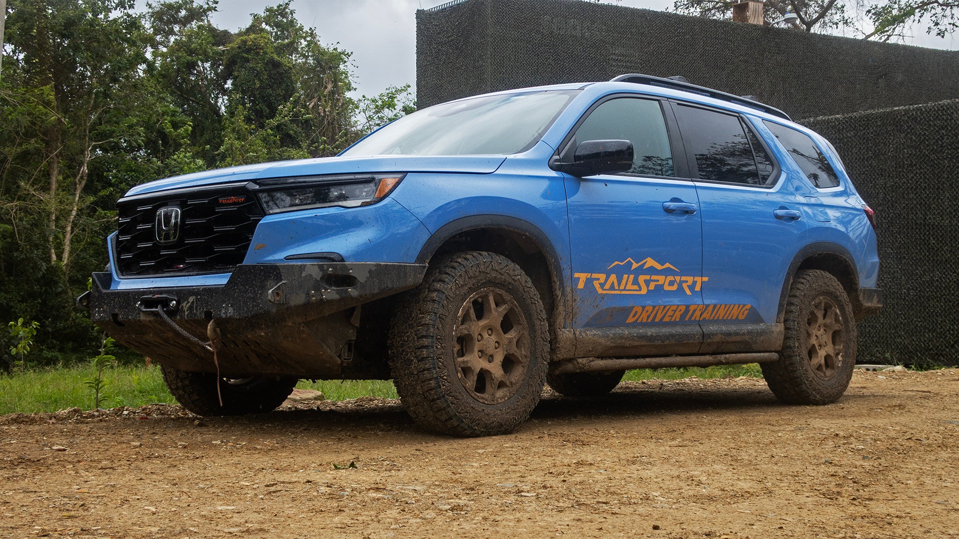 Honda Pilot off-road training mule.