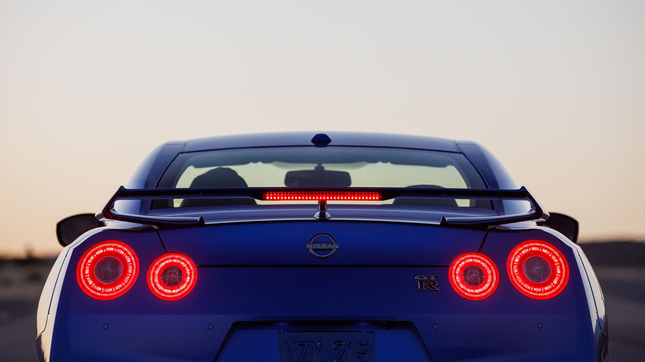 Nissan GT-R R35 from rear