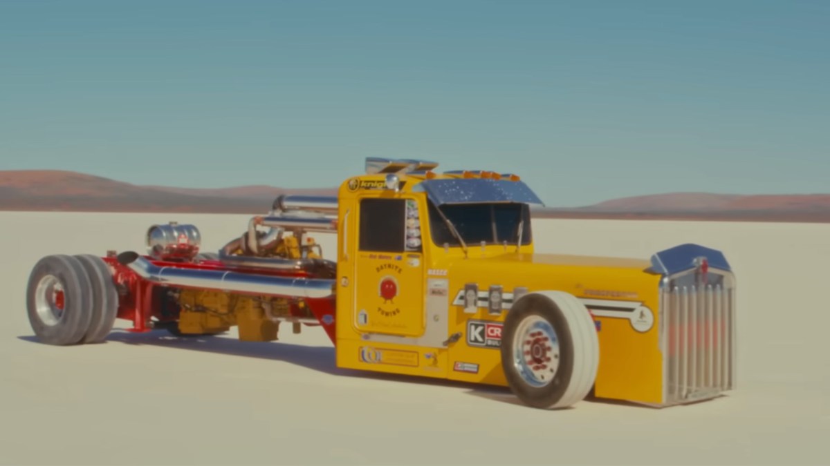 Kenworth-Sattelzug, gebaut, um Landgeschwindigkeitsrekorde zu brechen: Die ...