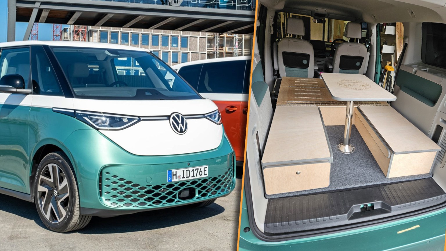 Nifty VW ID Buzz Camper Kit Stuffs A Picnic Table Into The Back Of The Van nifty-vw-id-buzz-camper-kit-stuffs-a-picnic-table-into-the-back-of-the-van