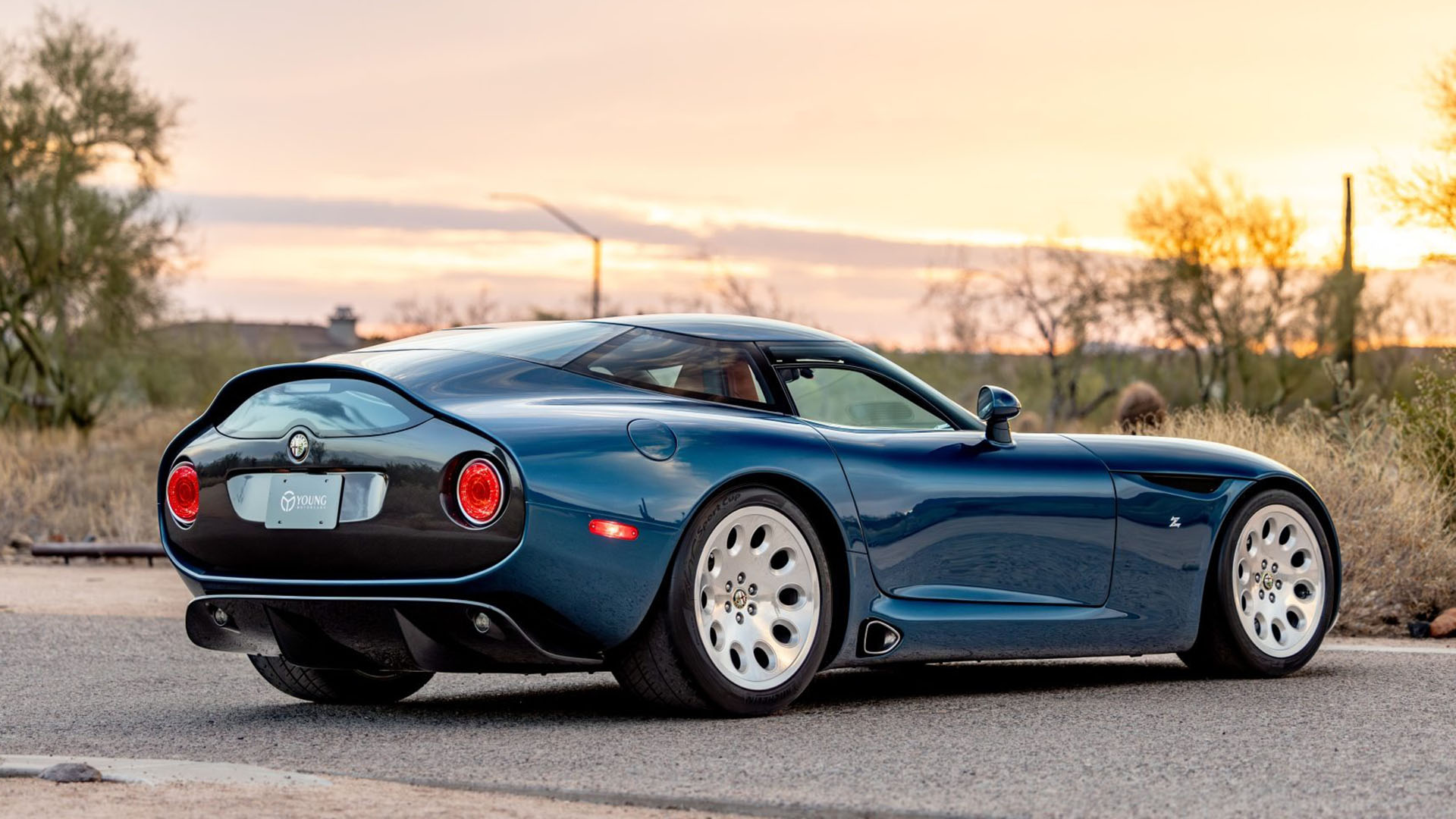 Alfa Romeo TZ3 Stradale Zagato rear quarter view