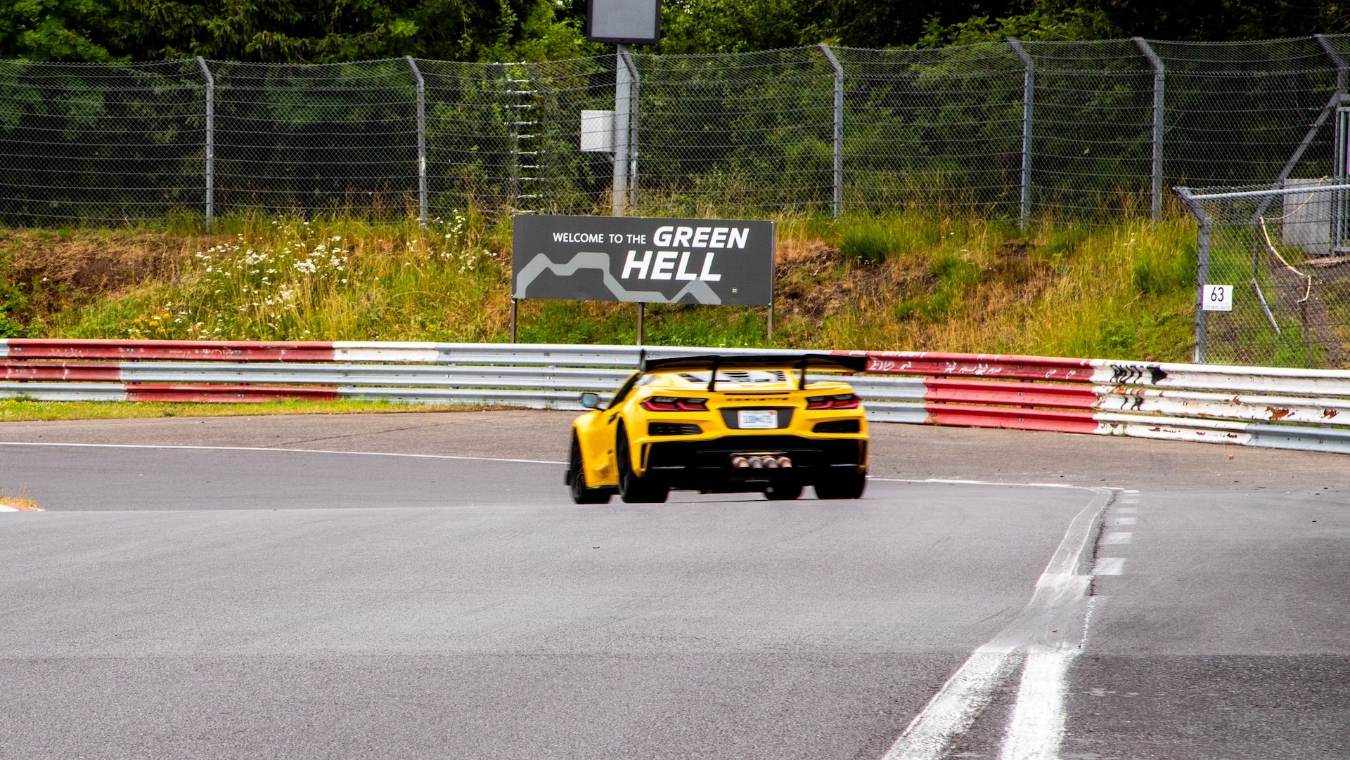 Chevrolet Corvette ZR1X on the Nürburgring